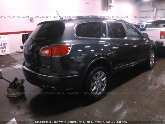 5GAKVCKD0FJ301691 - 2015 BUICK ENCLAVE GRAY photo 4