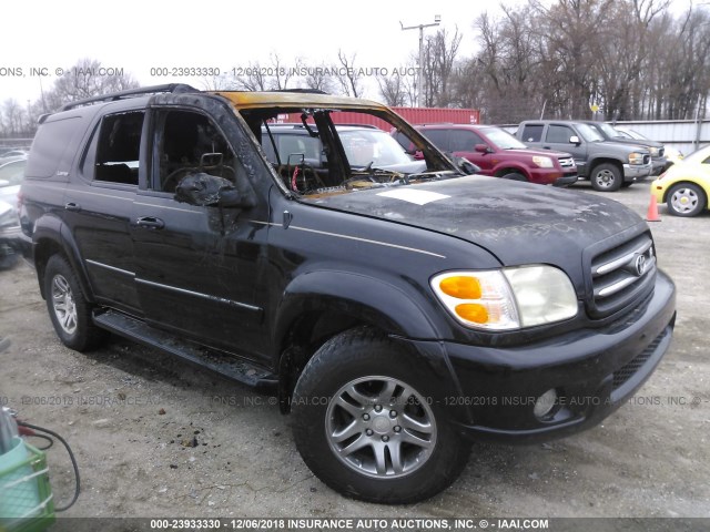 5TDBT48A44S223312 - 2004 TOYOTA SEQUOIA LIMITED BLACK photo 1