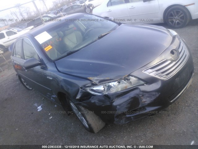 4T1BB46K79U080059 - 2009 TOYOTA CAMRY HYBRID GRAY photo 1