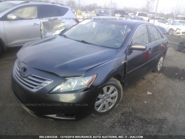 4T1BB46K79U080059 - 2009 TOYOTA CAMRY HYBRID GRAY photo 2