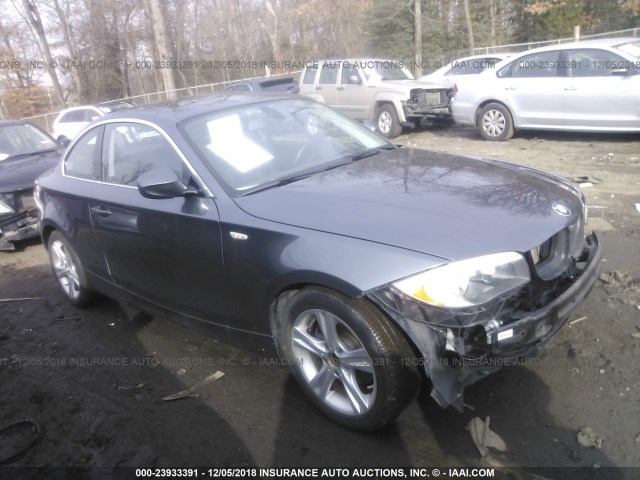 WBAUP9C55DVS95532 - 2013 BMW 128 I BLACK photo 1