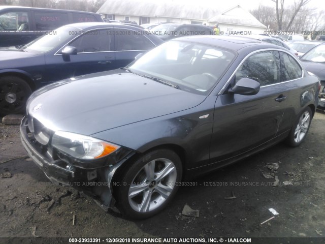 WBAUP9C55DVS95532 - 2013 BMW 128 I BLACK photo 2