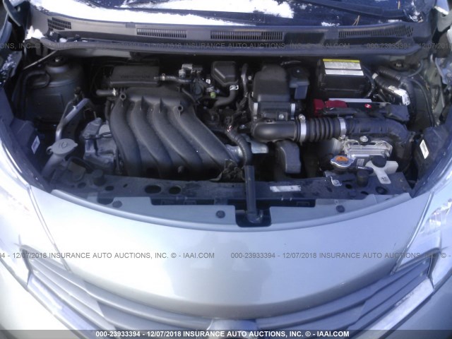 3N1CE2CP7FL353403 - 2015 NISSAN VERSA NOTE S/S PLUS/SV/SL/SR BLUE photo 10