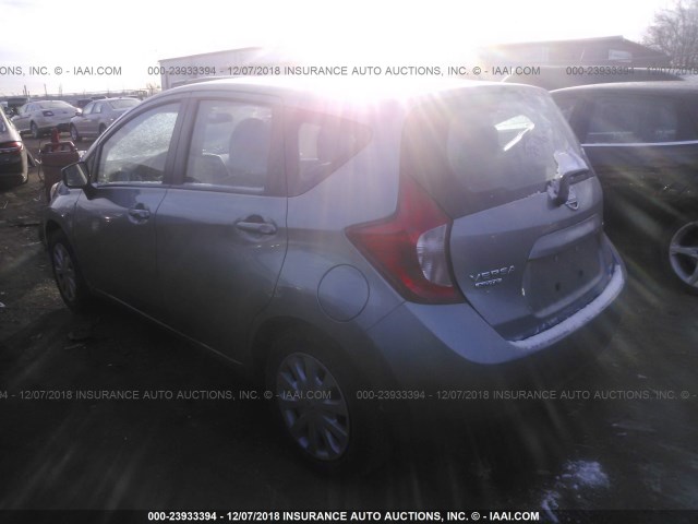 3N1CE2CP7FL353403 - 2015 NISSAN VERSA NOTE S/S PLUS/SV/SL/SR BLUE photo 3