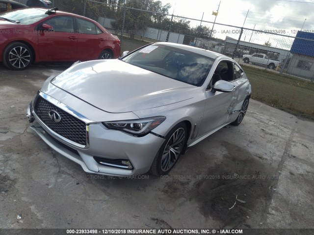 JN1EV7EK2HM364275 - 2017 INFINITI Q60 PREMIUM/SPORT SILVER photo 2