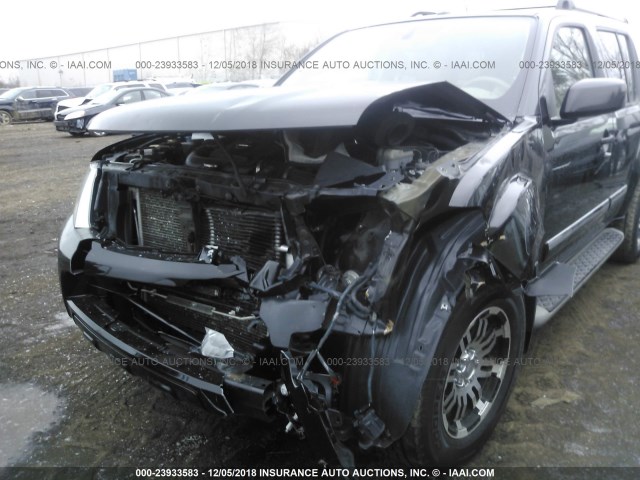 5N1AR1NB4BC622043 - 2011 NISSAN PATHFINDER S/LE/SE BLACK photo 6