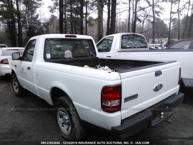 1FTYR10DX8PA03492 - 2008 FORD RANGER WHITE photo 3