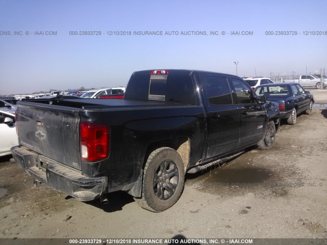 3GCUKSEC5HG127408 - 2017 CHEVROLET SILVERADO K1500 LTZ BLACK photo 4