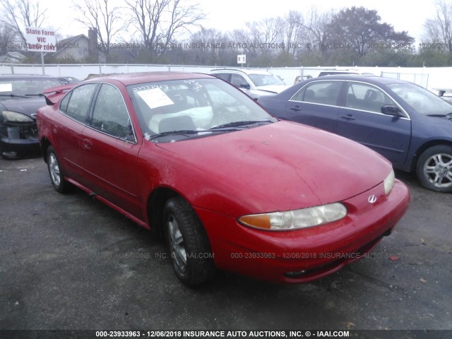 1G3NL52FX3C109533 - 2003 OLDSMOBILE ALERO GL RED photo 1