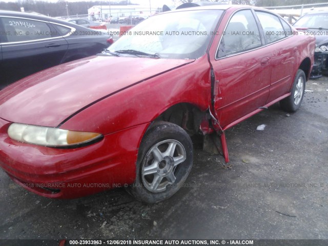 1G3NL52FX3C109533 - 2003 OLDSMOBILE ALERO GL RED photo 6