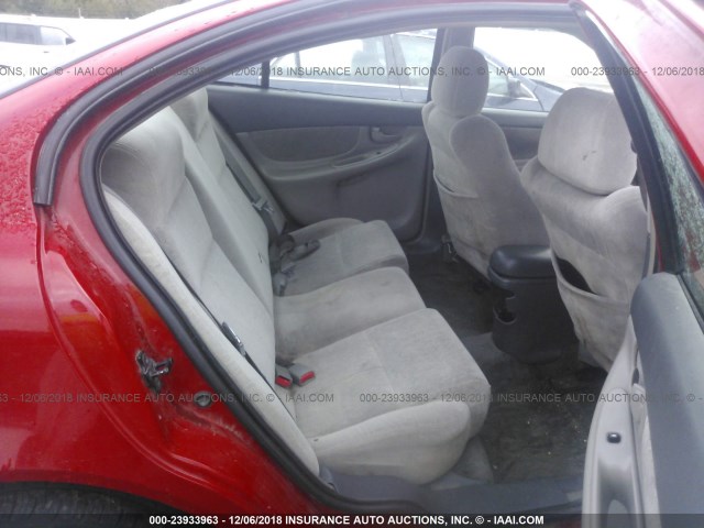 1G3NL52FX3C109533 - 2003 OLDSMOBILE ALERO GL RED photo 8