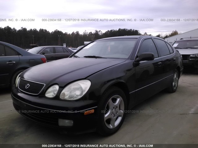 JT8BD68S1X0068726 - 1999 LEXUS GS 300 BLACK photo 2