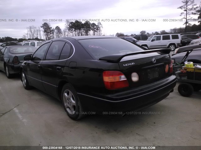 JT8BD68S1X0068726 - 1999 LEXUS GS 300 BLACK photo 3