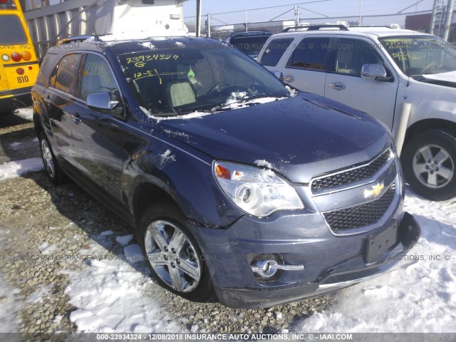 2GNALDEK7E6353631 - 2014 CHEVROLET EQUINOX LTZ GRAY photo 1