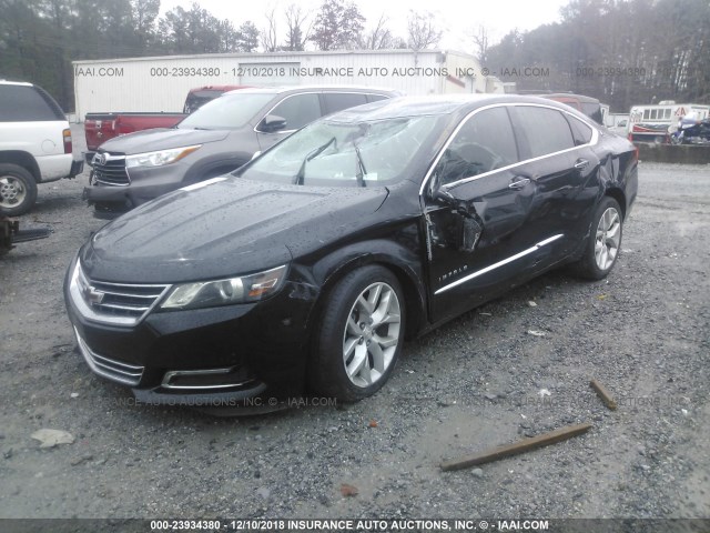 2G1145S36G9135635 - 2016 CHEVROLET IMPALA LTZ BLACK photo 2