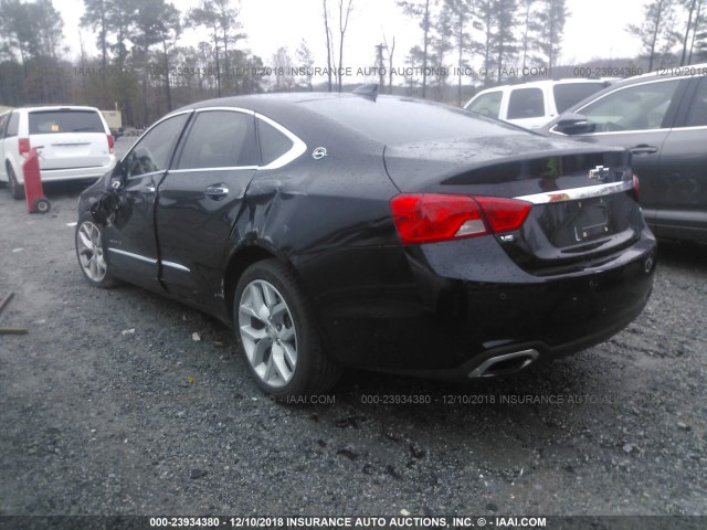 2G1145S36G9135635 - 2016 CHEVROLET IMPALA LTZ BLACK photo 3