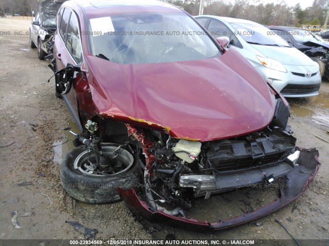 2HKRW1H85HH509392 - 2017 HONDA CR-V EXL RED photo 6