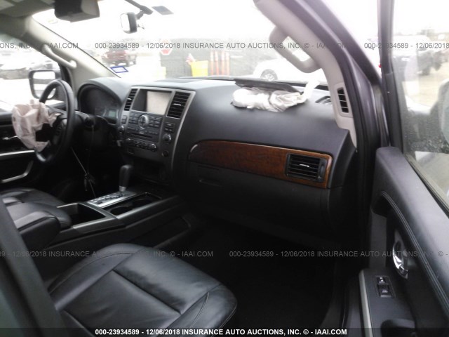 5N1AA0NE6FN621076 - 2015 NISSAN ARMADA PLATINUM GRAY photo 5