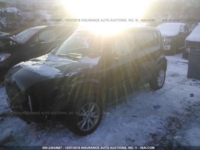 KNDJT2A68C7462800 - 2012 KIA SOUL +/!/SPORT BLACK photo 2