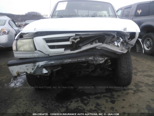 4F4ZR47E02TM08951 - 2002 MAZDA B4000 CAB PLUS WHITE photo 6