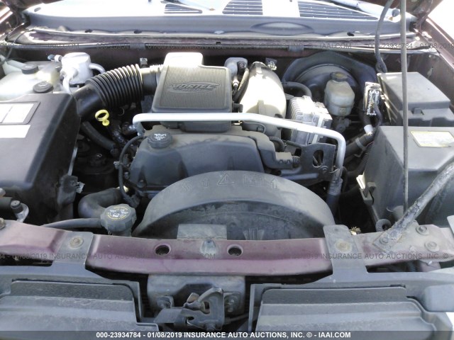 1GKET12S546206780 - 2004 GMC ENVOY XUV BURGUNDY photo 10