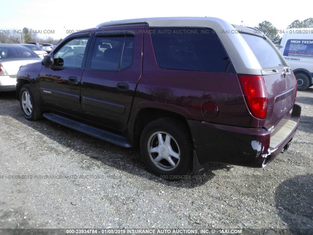 1GKET12S546206780 - 2004 GMC ENVOY XUV BURGUNDY photo 3