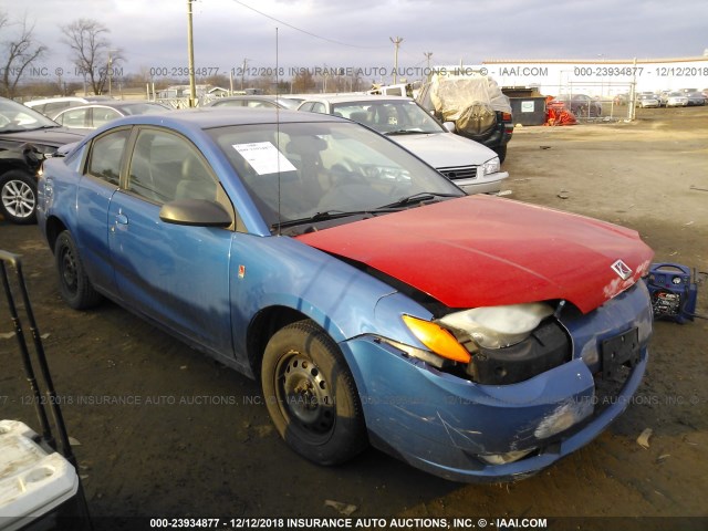 1G8AW12F84Z121087 - 2004 SATURN ION LEVEL 3 BLUE photo 1
