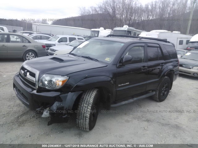 JTEBU14R978104392 - 2007 TOYOTA 4RUNNER SR5/SPORT BLACK photo 2