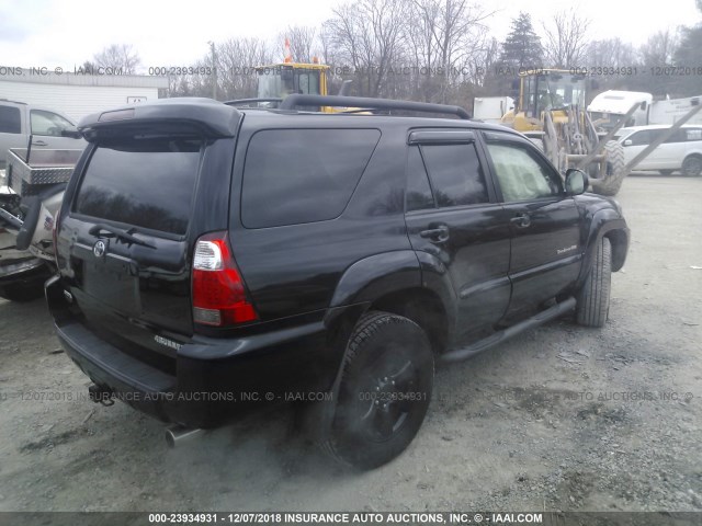 JTEBU14R978104392 - 2007 TOYOTA 4RUNNER SR5/SPORT BLACK photo 4