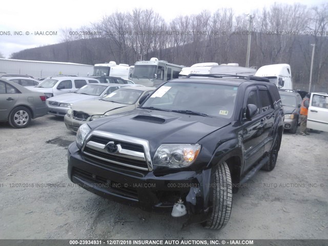 JTEBU14R978104392 - 2007 TOYOTA 4RUNNER SR5/SPORT BLACK photo 6