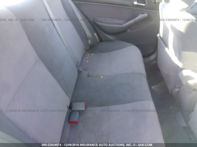 JHMES96645S017443 - 2005 HONDA CIVIC HYBRID GRAY photo 8