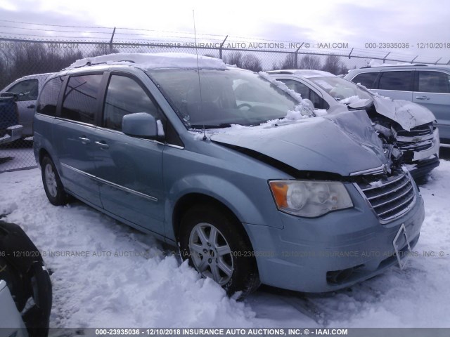 2A4RR5D18AR457122 - 2010 CHRYSLER TOWN & COUNTRY TOURING BLUE photo 1