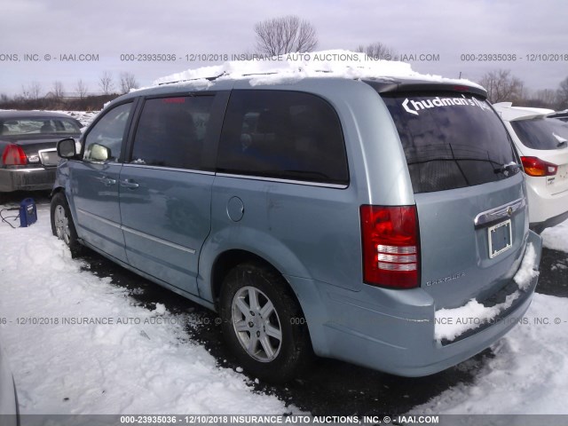 2A4RR5D18AR457122 - 2010 CHRYSLER TOWN & COUNTRY TOURING BLUE photo 3