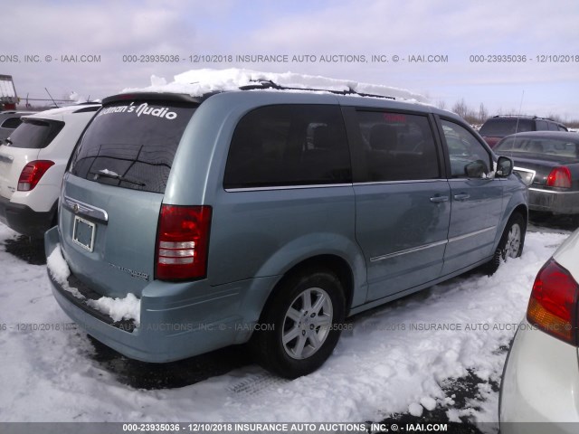 2A4RR5D18AR457122 - 2010 CHRYSLER TOWN & COUNTRY TOURING BLUE photo 4