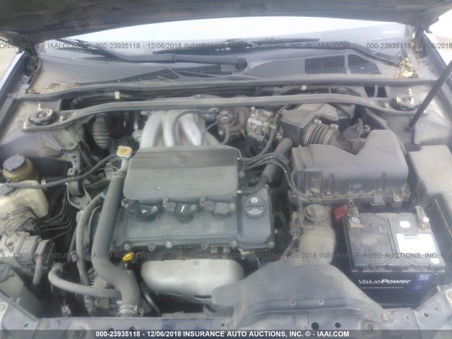 4T1BF32K02U504708 - 2002 TOYOTA CAMRY LE/XLE/SE BLUE photo 10