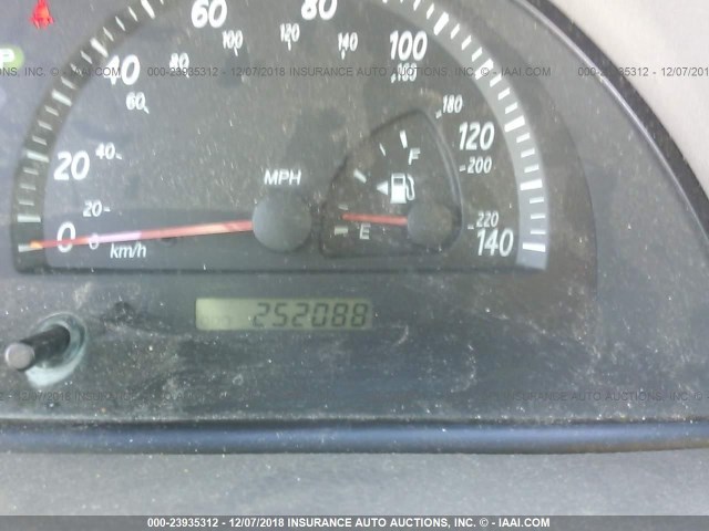 JTDBE32K630167798 - 2003 TOYOTA CAMRY LE/XLE Қызыл фото 7