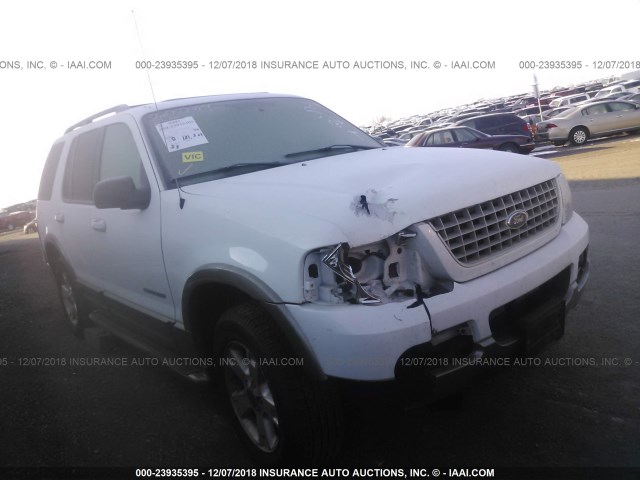 1FMZU74K34UB77782 - 2004 FORD EXPLORER EDDIE BAUER WHITE photo 1