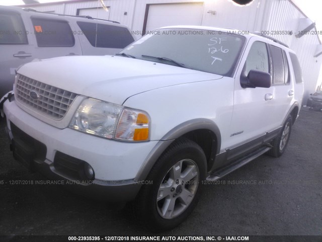 1FMZU74K34UB77782 - 2004 FORD EXPLORER EDDIE BAUER WHITE photo 2