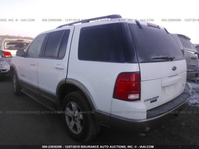 1FMZU74K34UB77782 - 2004 FORD EXPLORER EDDIE BAUER WHITE photo 3