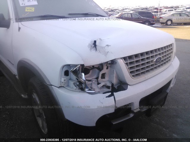 1FMZU74K34UB77782 - 2004 FORD EXPLORER EDDIE BAUER WHITE photo 6