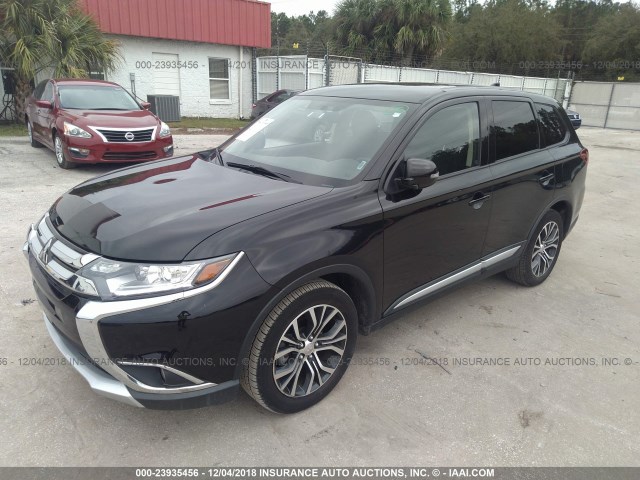 JA4AD3A31JZ016640 - 2018 MITSUBISHI OUTLANDER SE/SEL BLACK photo 2