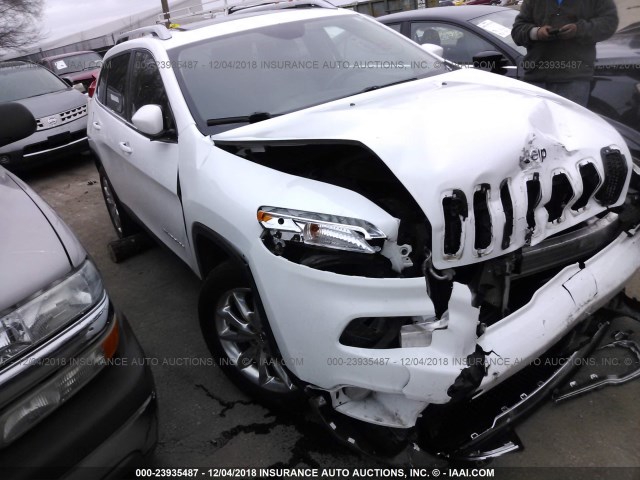 1C4PJMDS3EW216153 - 2014 JEEP CHEROKEE LIMITED WHITE photo 1