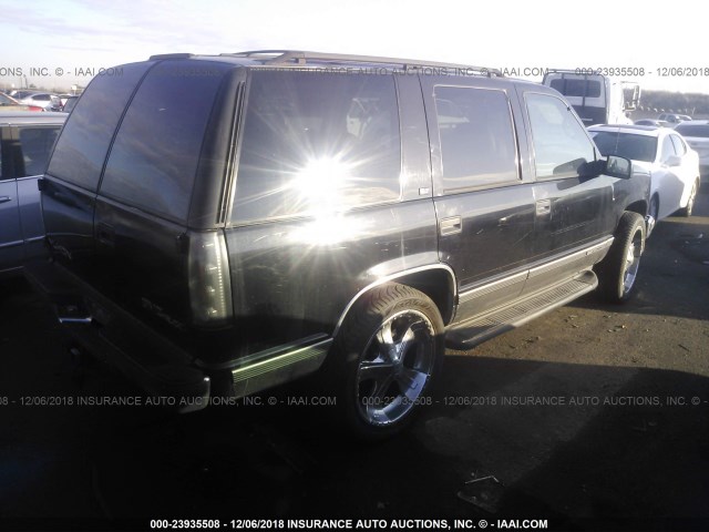 1GKEK13R4TJ736135 - 1996 GMC YUKON BLACK photo 4