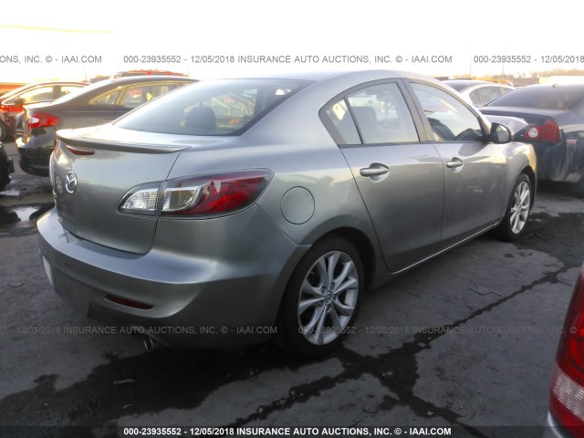 JM1BL1U62B1381044 - 2011 MAZDA 3 S SILVER photo 4