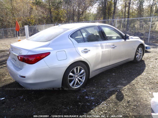 JN1EV7AP1HM732544 - 2017 INFINITI Q50 PREMIUM/SPORT/SE SILVER photo 4