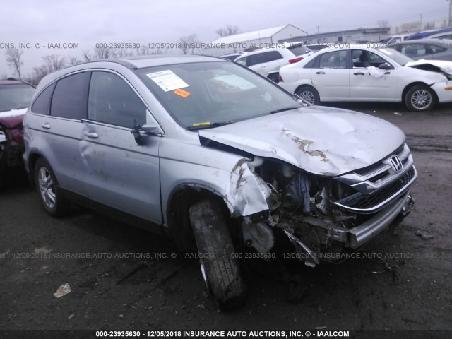 5J6RE4H71BL012090 - 2011 HONDA CR-V EXL SILVER photo 1