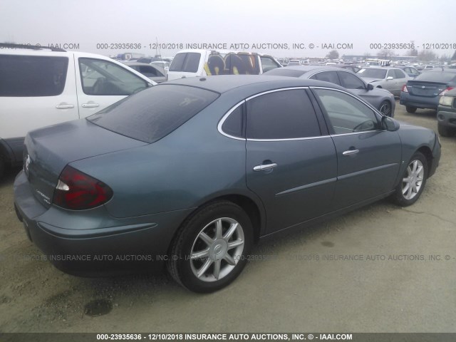 2G4WE587761290305 - 2006 BUICK LACROSSE CXS TURQUOISE photo 4