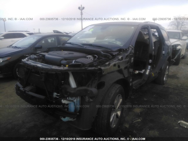 1C4RDJDG4GC315465 - 2016 DODGE DURANGO LIMITED BLACK photo 6