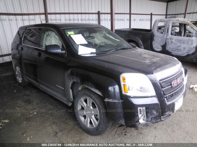 2GKALMEK8C6126393 - 2012 GMC TERRAIN SLE BLACK photo 1