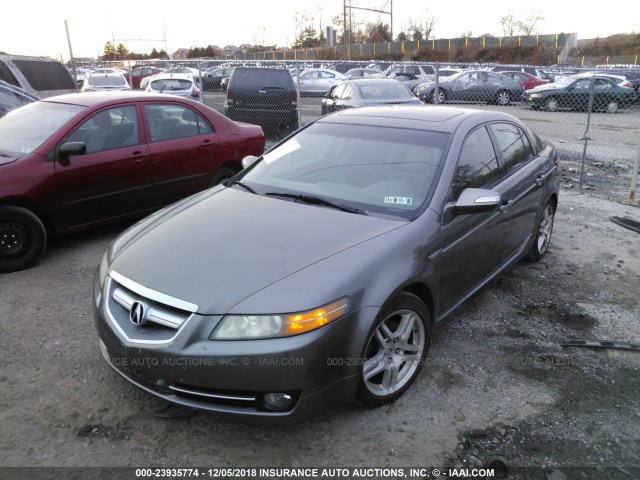 19UUA66297A016388 - 2007 ACURA TL GRAY photo 2